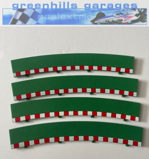 Greenhills SCX Green Outer Outer Curve Outer Borders x 4 SA-03.028 - Used - MACC1002