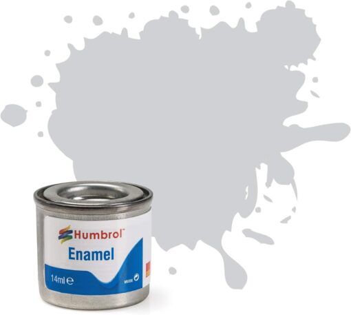 Greenhills Humbrol Silver Metallic Enamel Paint 14ml Tinlet AA0120 - C5443