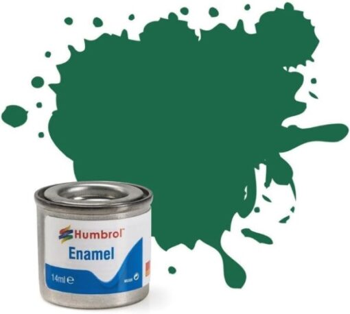 Greenhills Humbrol Dark Green Matt Enamel Paint 14ml Tinlet AA0326 - C5448