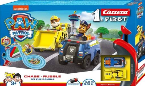 Greenhills Carrera First Paw Patrol On The Double Chase & Rubble 20063035 - NEW - BS2
