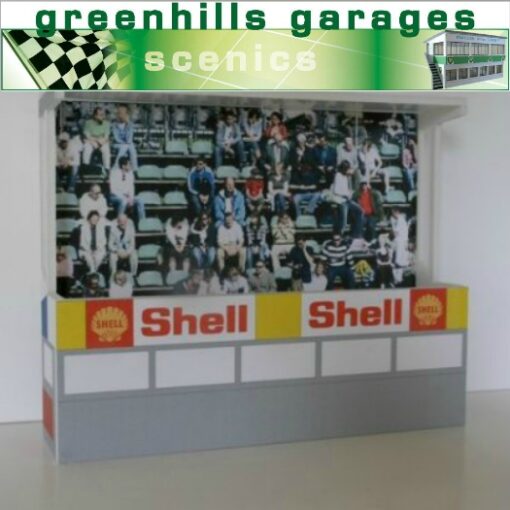 Greenhills Slot Car Building Reims Grandstand Kit Slimline 1:43 Scale - New - MACC696 - Image 2