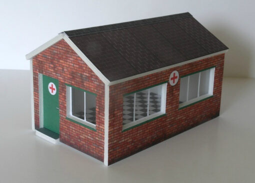 Greenhills Slot Car Building First Aid Hut Kit 1:43 Scale - Brand New - MACC643 - Image 4