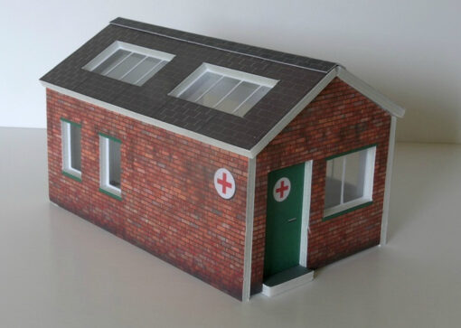 Greenhills Slot Car Building First Aid Hut Kit 1:43 Scale - Brand New - MACC643 - Image 3