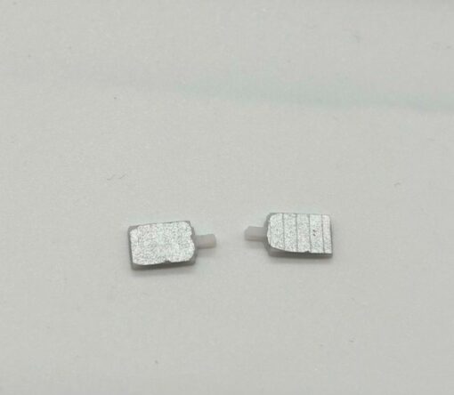 Greenhills White with Silver Wing Mirror Pair for Scalextric Ford Escort Cosworth - NEW - GP76