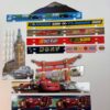 Greenhills Carrera GO!!! Disney Pixar Cars set of Barriers x 8 & Clips x 15 - NEW - MACC1014